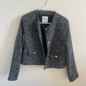 Women's Black Tweed Jacket